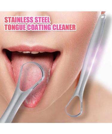 Stainless Steel Tongue Cleaner - Freshness Scraper for Mouth Care | OnS216 - Premium Dental Hygiene Accessories - Buy Online on GoSupps.com