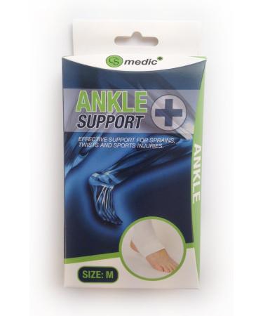 CS Medic Elastic Ankle Sprain Injury Compression Support Bandage M (Pack of 1) - Buy Online on GoSupps.com