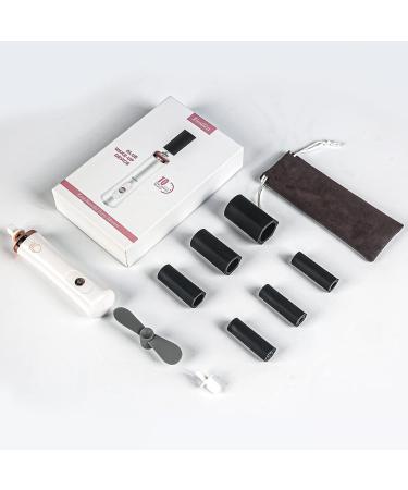 Portable Electric Glue Shaker for Eyelash Extensions and Nail Lacquer - White | Includes 2 Connectors and 6 Caliber Sizes | Liquid Mixer for Eyelash Glue and Nail Polish - Buy Online on GoSupps.com