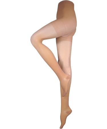 Truform Compression Pantyhose 30-40 mmHg - Sheer Beige Large (2 Pack) - Now Shipping Internationally - Buy Online on GoSupps.com