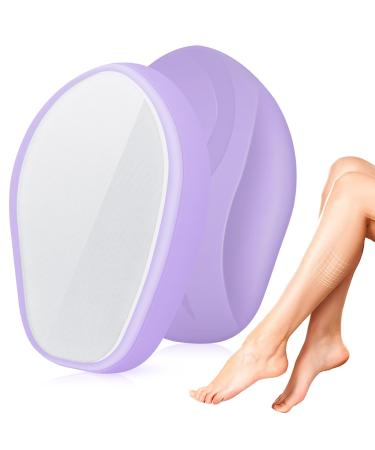 Crystal hair remover unisex nano hair remover reusably painless crystal hair remover faster and simple crystal hair wheeler for skin smoothing purple