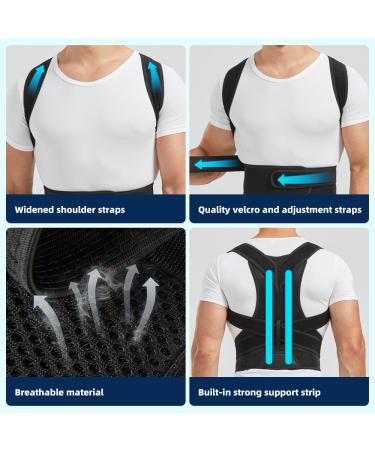 Adjustable Back Brace & Posture Corrector for Men & Women | Relieve Back Pain & Correct Scoliosis - Medium Size - Buy Online on GoSupps.com