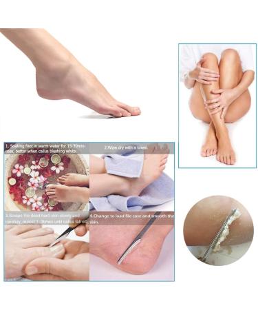 Professional Stainless Steel Pedicure Knife & Scraper - Effective Dead Skin & Corn Removal Tool - Buy Online on GoSupps.com