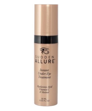 Sudden Allure Instant Under Eye Treatment Serum Erase Under Eye Bags Dark Circles Wrinkles & Lift Sagging Eyes - Instantly Tighten & Firm - Reduce Eye Bags & Crows Feet | Made in USA (10 ml) 0.33 Ounce (Pack of 1)