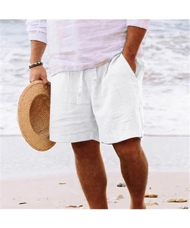 Shop Cewifo Camouflage Men s 3/4 Shorts Loose Fit Elastic Waist Casual Beach & Yoga Pants (A2-White XXL) - International Shipping Available - Buy Online on GoSupps.com