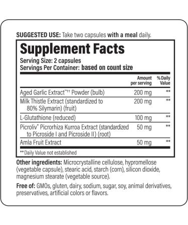 Kyolic Liver Support Detox - 50 Vegan Capsules for Cleanse & Health - Buy Online on GoSupps.com