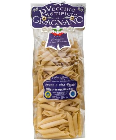  Italian Gourmet E.R. Il Vecchio Pastificio di Gragnano Pasta Penne a Zita Rigate Gragnano IGP Italian Pasta Durum Wheat Semolina 500 g + 400 g Box of 16 - Buy Online on GoSupps.com