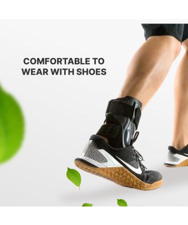 Ankle Brace for Men & Women - Adjustable Compression Support for Sprains Sports & Injury Recovery - Ideal for Basketball & Volleyball (Large - Buy Online on GoSupps.com