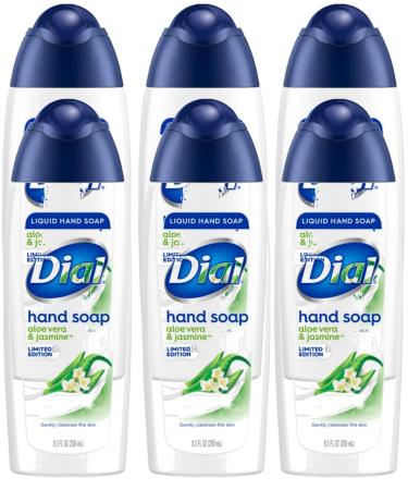 Buy 2 PACK Dial Liquid Hand Soap Limited Edition Aloe Vera & Jasmine 8.5 oz Moisturizing & Refreshing International Shipping Available - Buy Online on GoSupps.com