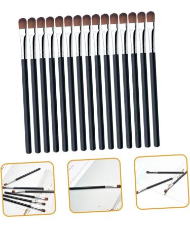 KALLORY 50 Pcs Eye Shadow Brush Makeup Applicator Eyeshadow Flat Makeup Brush Fine Point Miss 13.3X0.9CMx2pcs As Shownx2pcs - Buy Online on GoSupps.com