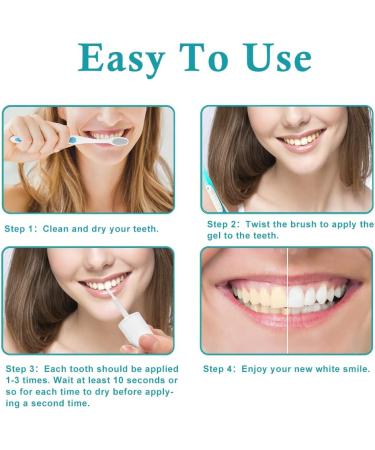 Instant Teeth Whitening Gel | Safe & Effective for Sensitive Teeth | Polish & Brighten Your Smile - Buy Online on GoSupps.com