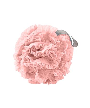 Haohon 60g Lace Bath Flower Bath Bubble Double Layer Mesh Flower They Live Color (Pink, One Size)