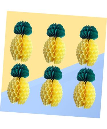 Alipis 6pcs Honeycomb Party Favors Paper Pineapple Decor Honeycomb Pineapple Party Decor Honeycomb Gift - Buy Online on GoSupps.com