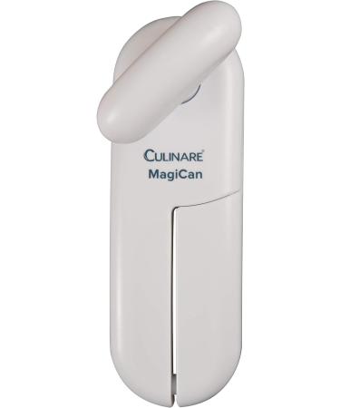 Culinare C10015 MagiCan Tin Opener White Plastic/Stainless Steel Manual Can Opener & Dr. Beckmann Carpet Stain Remover | Removes New and Dried-in Stains | Includes Applicator Brush + Carpet Stain Remover 650ml White - Buy Online on GoSupps.com