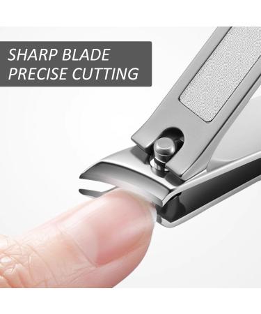 1 Piece of Nail Clipper and 1 Piece of Strip Nail Clippers Toenail Clippers for The Elderly Pedicure Nail Clippers Stainless Steel Toenail Clippers Great for Ingrown Toenails Podiatry (Black) - Buy Online on GoSupps.com