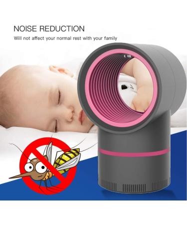 Electric Bug Zapper Mosquito Trap Indoor Insect Trap Lamp Mosquito Killer UV LED Light Flying Insect Trap with 360 Degrees LED Strong Fan USB Powered Fly Bug Dispeller White - Buy Online on GoSupps.com