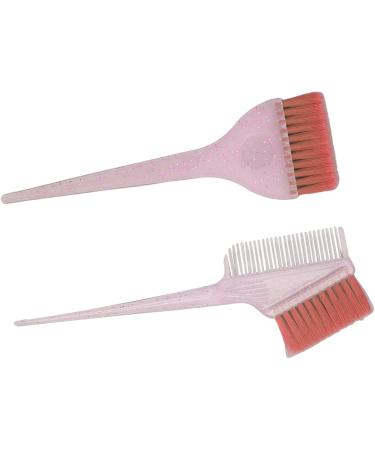 Hair Dye Brush Double Sided Dye Brush Portable for Home (Pink) - Buy Online on GoSupps.com