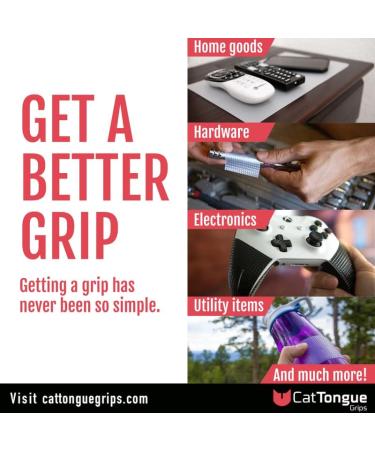CATTONGUE GRIPS Non-Abrasive Grip Tape Heavy Duty Waterproof Anti Slip Tape for Indoor & Outdoor Use - Thousands of Grippy Uses: Home Goods Hardware Accessible Home and More! (Combo 2pk) 2 Pack Black & Clear Bundle - Buy Online on GoSupps.com