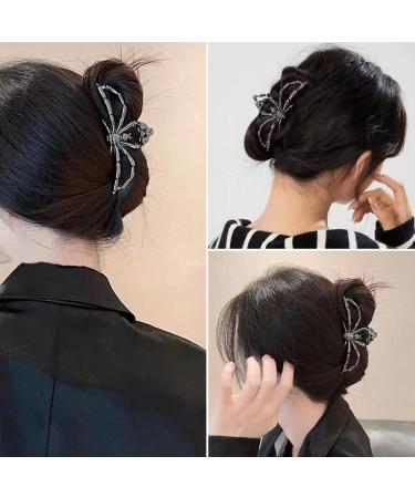 French Black Large Spider Hair Claw Clips - Luxury Accessories for Women and Girls - Buy Online on GoSupps.com