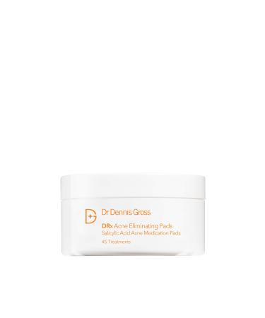 Dr. Dennis Gross DRx Acne Eliminating Pads: for Acne  Oily Skin  Clogged Pores  and Inflammation  (45 Treatments) - Buy Online on GoSupps.com