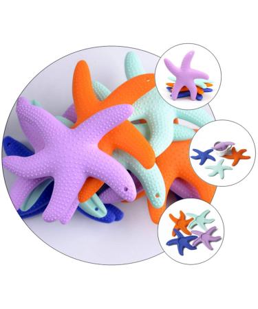 Healifty Silicone Baby Teether Toy - BPA Free Teething Toy for Babies 0-6 Months - Hand Pacifier for Sucking Needs  Sore Gums 2pcs Purple 2pcs - Buy Online on GoSupps.com