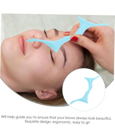 FOMIYES Silicone Molds Brow Guide Makeup Stencil Constant Temperature Miss Supplies 17.3x5.9cm Blue - Buy Online on GoSupps.com