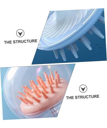 Combined Bathing Brush & Massage Tool - 2-Piece Hair Massager & Shampoo Brush for Ultimate Relaxation | Plastic Head Massager - Buy Online on GoSupps.com