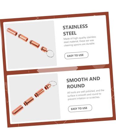 FOMIYES Ear Cleaning Tools Kit - Stainless Steel Ear Removers and Spring Ear Wax Removal Kit - Buy Online on GoSupps.com