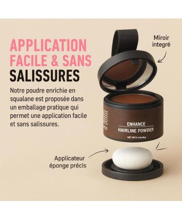 Poudre Ombre Cheveux Racine Correcteur Ligne Front Contour Sourcils Maquillage (Brun Fonc /Dark Brown) Brun Fonc / Dark Brown - Buy Online on GoSupps.com