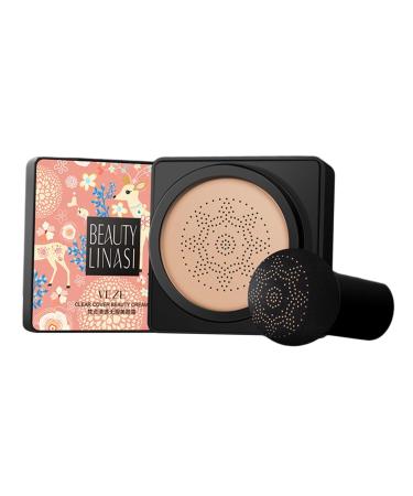 Amagogo BB Cream Moisturizing Concealer Mushroom Head Liquid Foundation Cream Light Weight Smoothly Even Skin Matte Concealer 20G style B