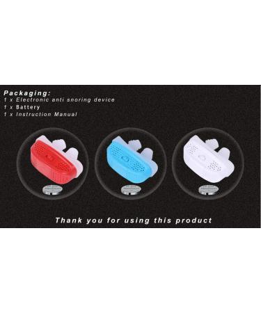 Yoperd Snore Stopper Portable Device | Anti-Snoring Nose Clip Electric | Breathing Relief | Red - Buy Online on GoSupps.com