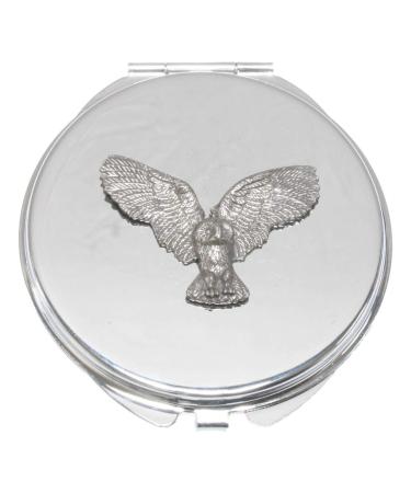 Owl KR Compact Mirror Handbag Gift With Free Engraving 256