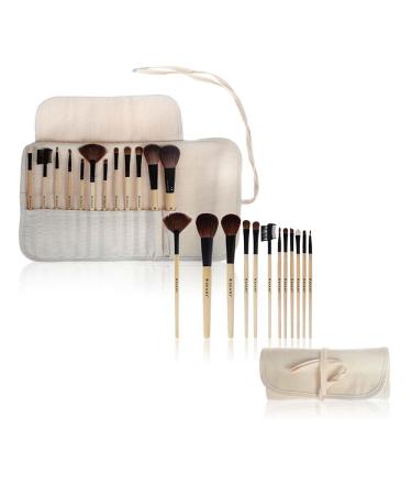SHANY Professional 12 Piece Vegan Bamboo Makeup Brush Set | Natural Hair Cosmetics with Microfiber Pouch - Perfect for Flawless Makeup Application - Buy Online on GoSupps.com