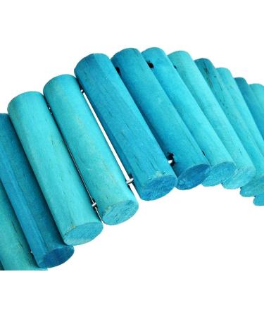 Hamster Ladder Colourful Wooden Suspension Bridge Pet Hanging Ladder Steps Stairs Climbing Swing Flexible Climbing Ladder for Mice Gerbils Chinchillas Parrots - Buy Online on GoSupps.com