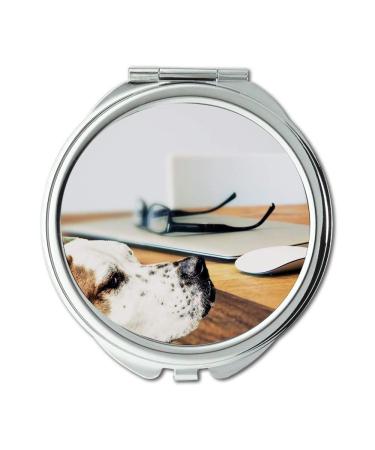 YENDOSTEEN Mirror Compact Mirror Dog Animals Animal pocket mirror portable mirror