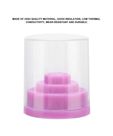 Easy to Carry Purple Nail Drill Organizer - Exquisite Design & High-Quality Materials for Home & Salon Use - Buy Online on GoSupps.com