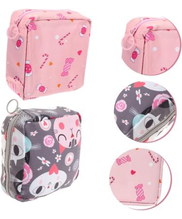 Ipetboom 4-Piece Women's Bandage Travel Period Bags | Stylish Menstrual Storage Pouches | Compact & Decorative Cases - Buy Online on GoSupps.com