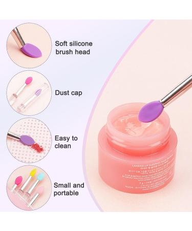 Shop Eodkse Gentle Lip Brush - 6-Pack Soft Silicone Lipstick Applicators & Peeling Tools - Reusable Makeup Brushes with Covers for Perfect Cosmetic Application - Buy Online on GoSupps.com