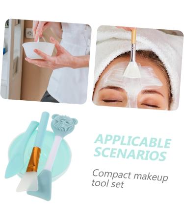 OUNONA 3 Ensembles Set de Bols pour Facial avec Pinceau Silicone Double T te Applicateur Doux pour Soins Peau Kit Beaut Multifonctionnel pour Application et Nettoyage Visage Bleu ciel - Buy Online on GoSupps.com