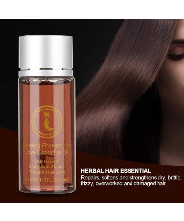 Natural Ginseng Hair Growth Serum - Essential Oil for All Hair Types | Fast Hair Loss Treatment & Powerful Growth Essence 20ml - Buy Online on GoSupps.com