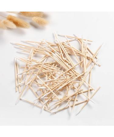 TOSSPER 100 Cotton Swabs - Eco-Friendly Wooden Stick Cleaning Swabs for Home & Travel - Buy Online on GoSupps.com