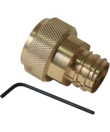 CO2 Tank Paintball Canister Refill Adapter - Polished Brass | Sellution - Buy Online on GoSupps.com