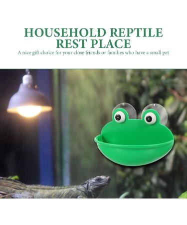 PATKAW 2pcs Reptiles Suction Cup Feeder Frog Habitat Lizard Feeding Food Cricket Bowl Water Dish Gecko Ledge Supplies Accessories for Gecko Bearded Dragon - Buy Online on GoSupps.com