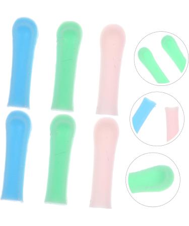 Yardenfun 15pcs Visual Ear Wax Removal Sleeves Reusable Ear Cleaner Covers Blue Green Pink for Soft for - Buy Online on GoSupps.com