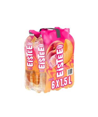 Smoke ie Tea Peach | Ice Tea with Rose Hip | 6x 1.5L Bottles | Irresistible Thirst Quencher for Tea Lovers - Buy Online on GoSupps.com