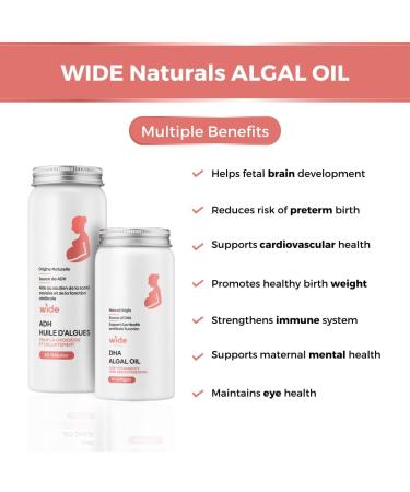 WIDE Naturals Algal Oil Pregnant 30 Softgels - Buy Online on GoSupps.com