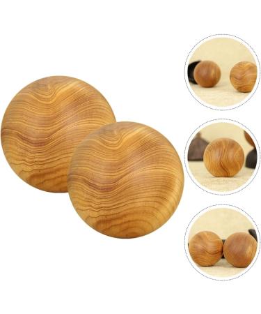 Healeeved Wooden Massage Balls - Foot Massager Baoding Balls & Hand Trainer for Meditation - Buy Online on GoSupps.com