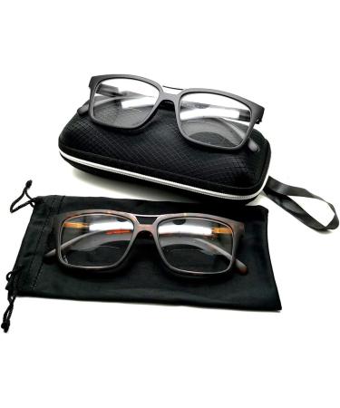 Buy 2 Pair Bifocal Reading Glasses for Men & Women - Spring Hinges Clear Lenses All Strengths Available - Shop Internationally - Buy Online on GoSupps.com