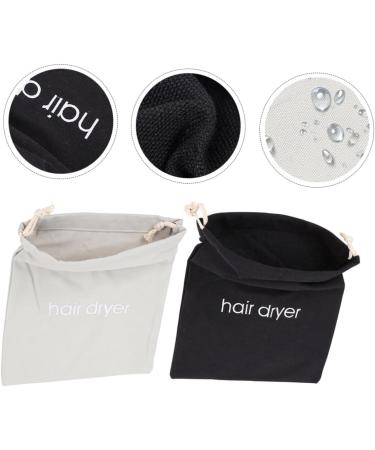 CANIGHT 2pcs Hair Dryer Storage Bag Multifunctional Bag Jewelry Pouches Drawstring Bags Hair Dryers Fabric 33.00X30.00X0.50CM As Shown - Buy Online on GoSupps.com