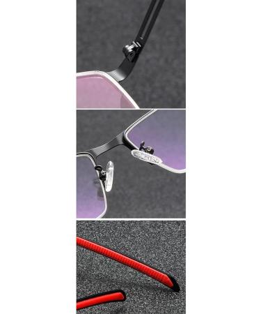 Buy Riccie Phototropic Sunglasses for Men - Metal Frame Aspherical Resin Reading Glasses Diopter +0.25 to +3.0 | Perfect for Outdoor Use | International Shipping - Buy Online on GoSupps.com
